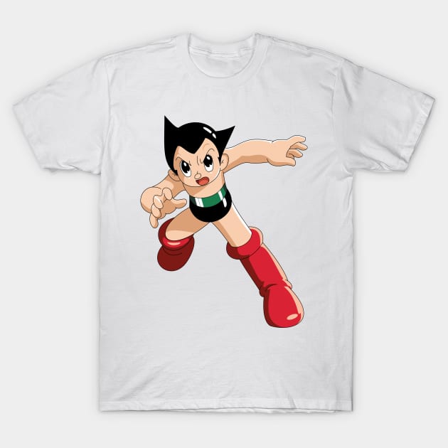 Astro Boy, Fighting Stance Ver. T-Shirt by VioletLilithArt